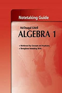 McDougal Littell Algebra 1 9780618736911