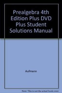 Prealgebra 4th Edition Plus Dvd Plus Student Solutions Manual 9780618819447