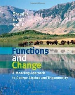 Crauder Functions and Change: College Algebra and Trigonometry Pluseduspace 9780618995240