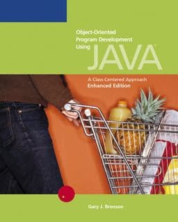Object-Oriented Program Development Using Java 9780619217204