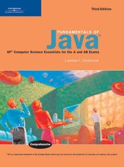 Fundamentals of Java: AP* Computer Science Essentials for the a and AB Exams 9780619267230