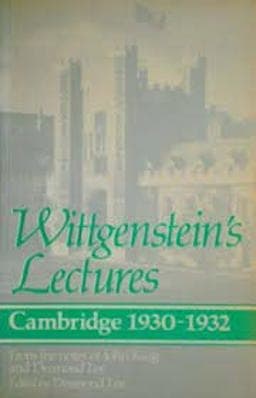 Wittgenstein Cambr Lectures 32/5 9780631131663