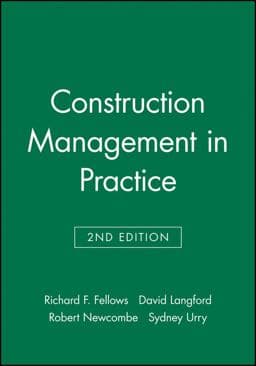 Construction Management in Practice 9780632064021