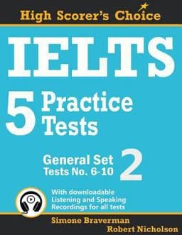 IELTS 5 Practice Tests, General Set 2 9780648000013