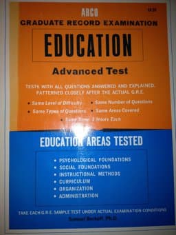 Education: Advanced Test 9780668012232