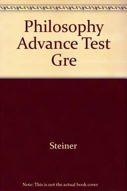 Philosophy Advance Test Gre 9780668014724