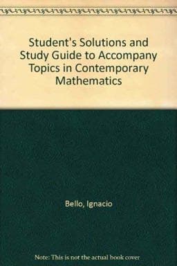 Topics in Contemporary Mathematics 9780669417869