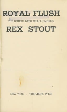 Royal Flush 9780670609345