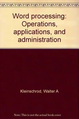 Word Processing 9780672972706