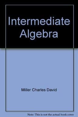 Intermediate Algebra 9780673154064