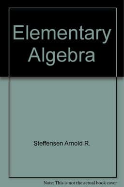 Elementary Algebra 9780673159403
