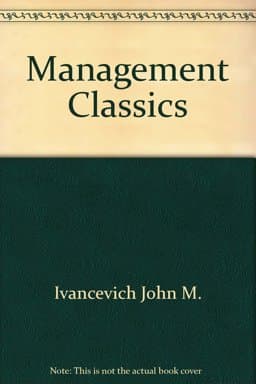 Management Classics 9780673161024