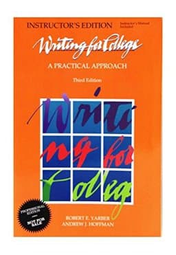 Writing for College 9780673551832