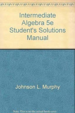 Intermediate Algebra 9780673990518