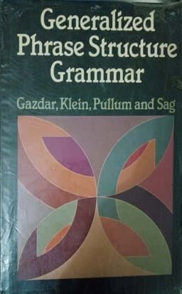 Generalized Phrase Structure Grammar 9780674344556