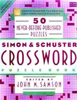 Simon and Schuster Crossword Puzzle Book 9780684869254
