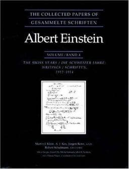 The Collected Papers of Albert Einstein, Volume 4 9780691037059