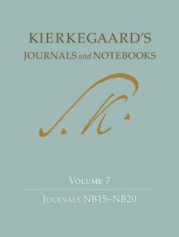 Kierkegaard's Journals and Notebooks, Volume 7 9780691160290