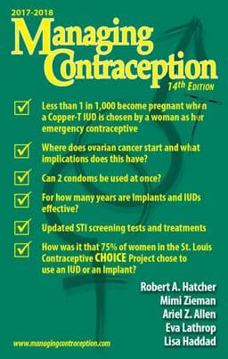 Managing Contraception 2017-2018 9780692557341