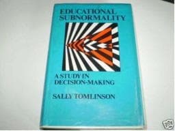 Educational Subnormality 9780710006974