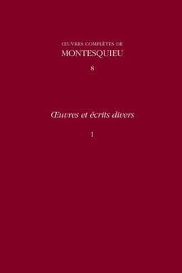OEuvres et Ecrits Divers: V. 8 9780729407755