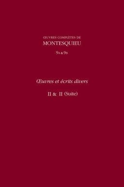 Oeuvres et Ecrits Divers: Part 2 9780729408509