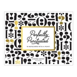 Perfectly Punctuated Greeting Assortment Boxed Notecards 9780735357440