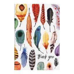 Feathers Parcel Thank You Notecards 9780735357778