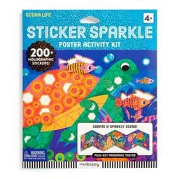 Ocean Life Sticker Sparkle Poster Activity Kit 9780735384484