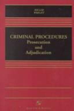 Criminal Procedures 9780735503298