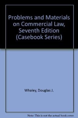 Problems and Materials on Commercial Law 9780735534810