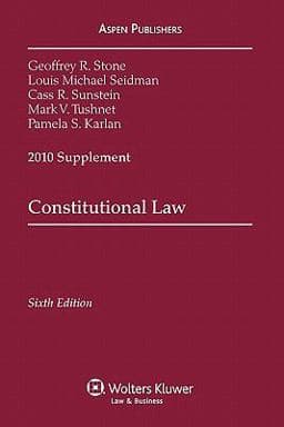 Constitutional Law 2010 Case Supplement 9780735590304