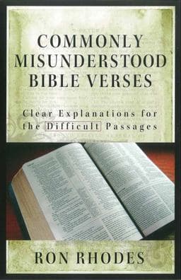 Commonly Misunderstood Bible Verses 9780736921756