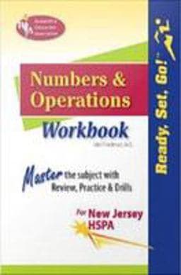 New Jersey HSPA Numbers and Operations Workbook 9780738668109
