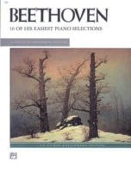 Beethoven -- 16 Easiest Selections 9780739020227