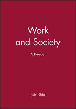 Work and Society 9780745622231