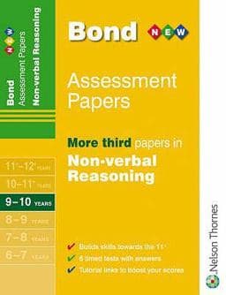 Third Papers in Non-Verbal Reasoning 9-10 Years 9780748784684