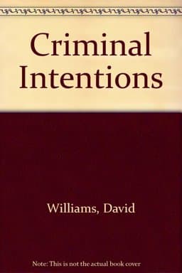 Criminal Intentions 9780750519922
