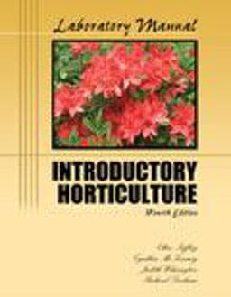 Introductory Horticulture Laboratory Manual 9780757587764