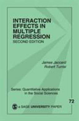 Interaction Effects in Multiple Regression 9780761927426
