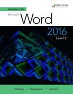 Benchmark Series: Microsoft® Word 2016 Level 3 9780763868000
