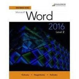 Benchmark Series: Microsoft® Word 2016 Level 2 9780763869236