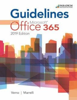 Guidelines for Microsoft Office 365, 2019 Edition 9780763886813