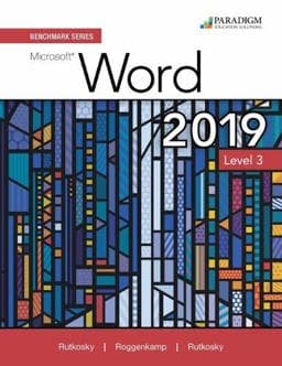Benchmark Series: Microsoft Word 2019 Level 3 9780763887216