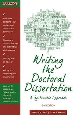 Writing the Doctoral Dissertation 9780764147876