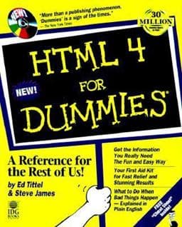 HTML 4 for Dummies 9780764503313