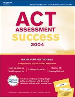 Act Assessment Success 2004 9780768912241