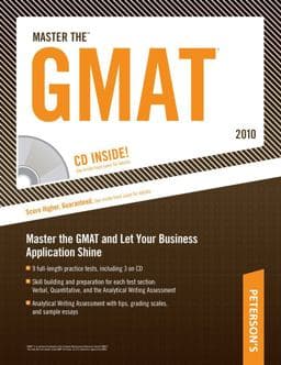 Master the GMAT - 2010 9780768927849