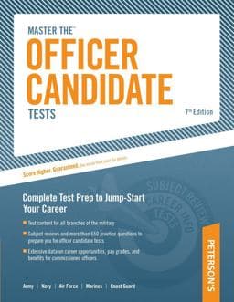 Master the Officer Candidate Tests 9780768927948