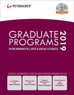 Graduate Programs in the Humanities, Arts and Social Sciences 2019 (Grad 2) 9780768942262